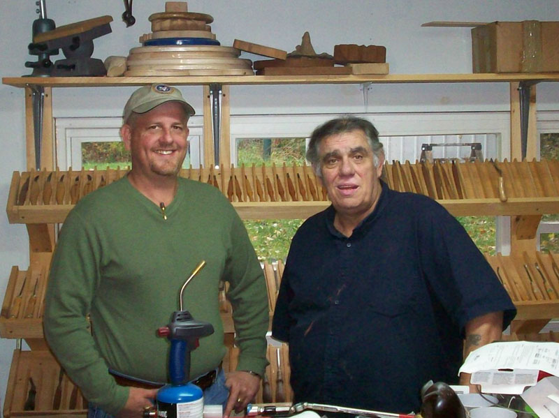 Curtis and Tom in Vermont