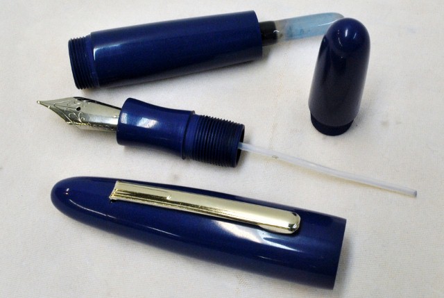 Custom Blue Ebonite Bulb Filler