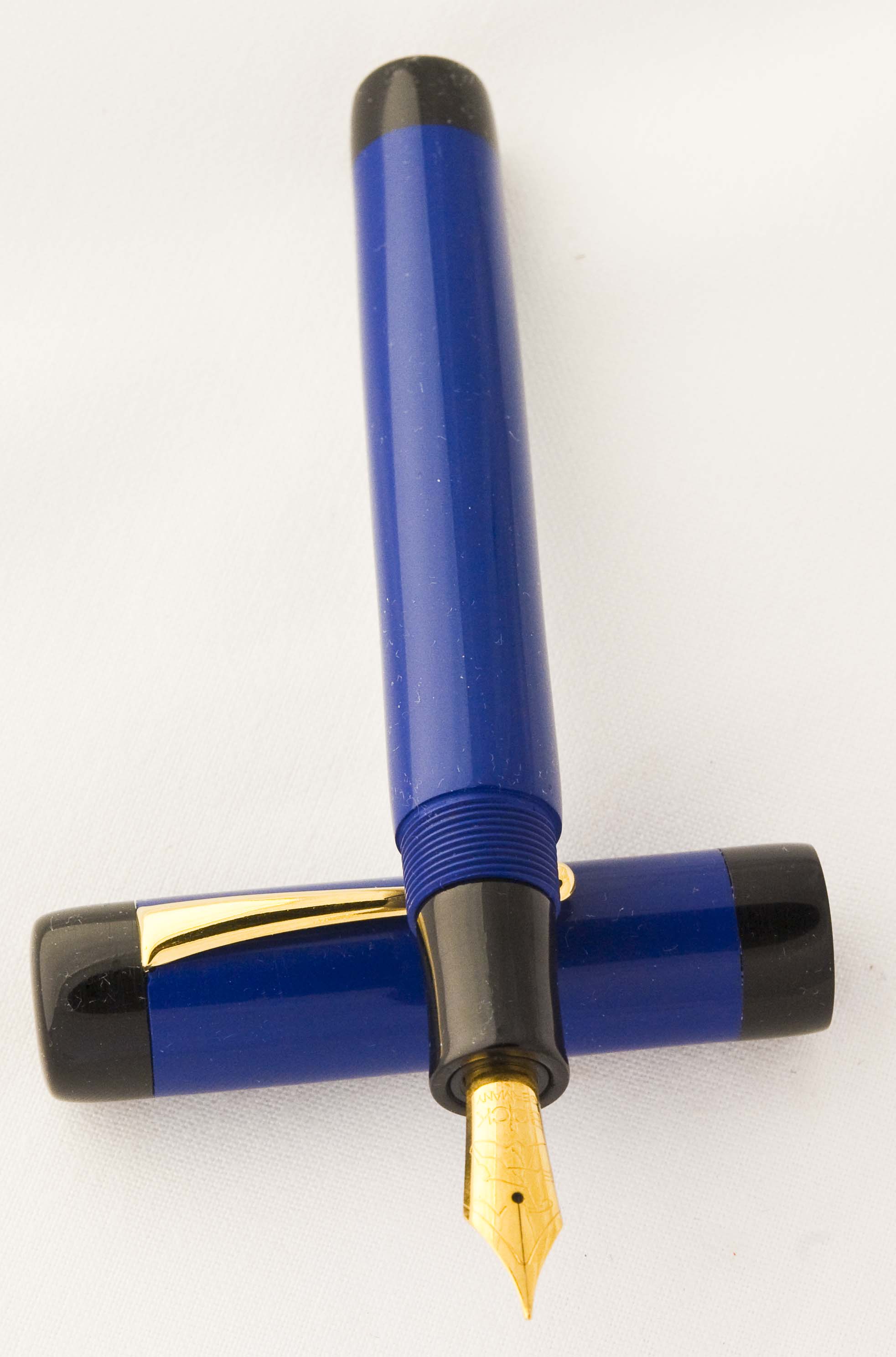 Custom Ebonite: Blue and Black