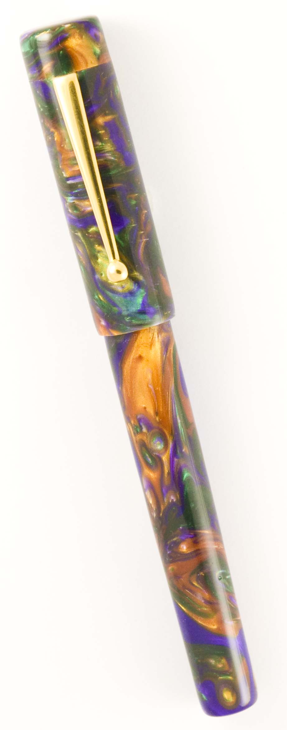 Custom Full Spectrum Lava Explosion Fountain Pen