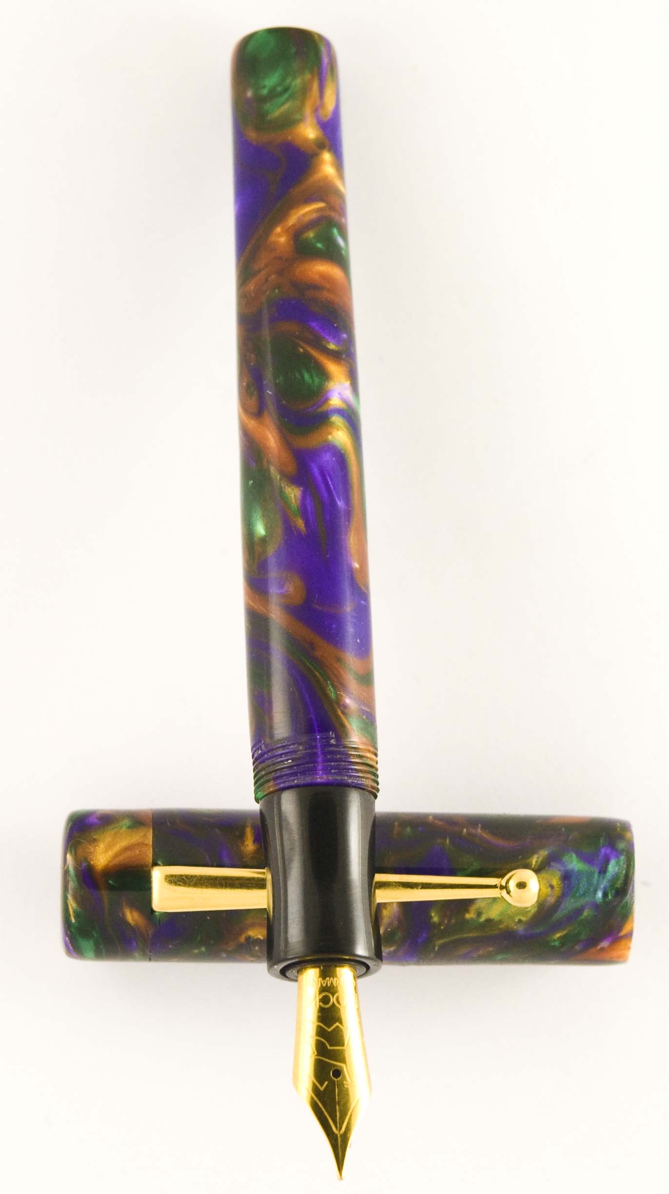 Custom Full Spectrum Lava Explosion Fountain Pen