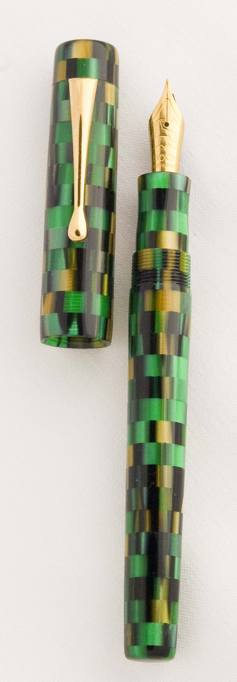 Custom Green and Gold Mosaic