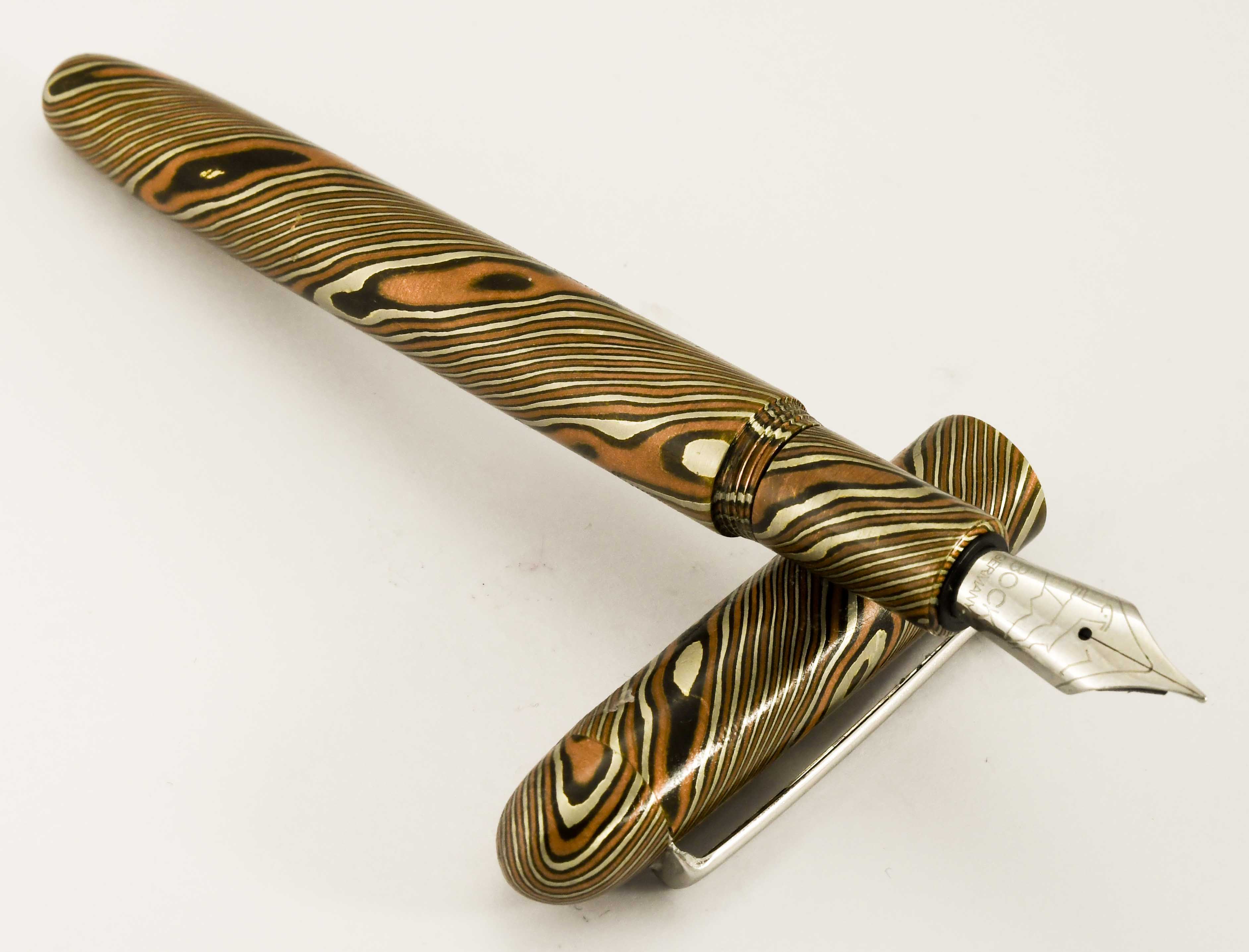 Custom Mokume Gane Classic Fountain Pen