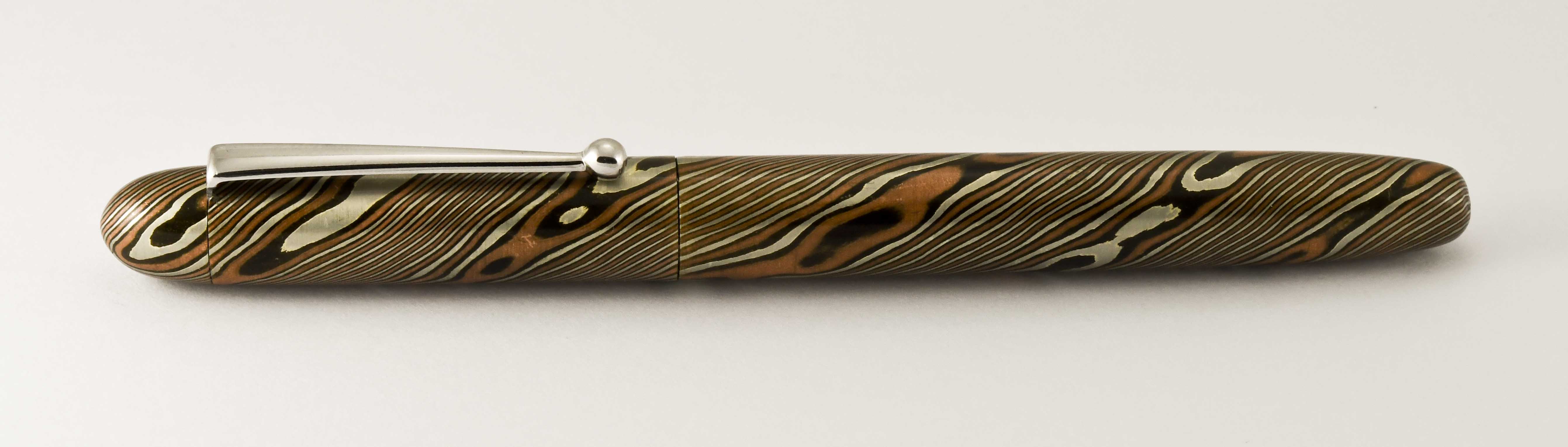Custom Mokume Gane Classic Fountain Pen