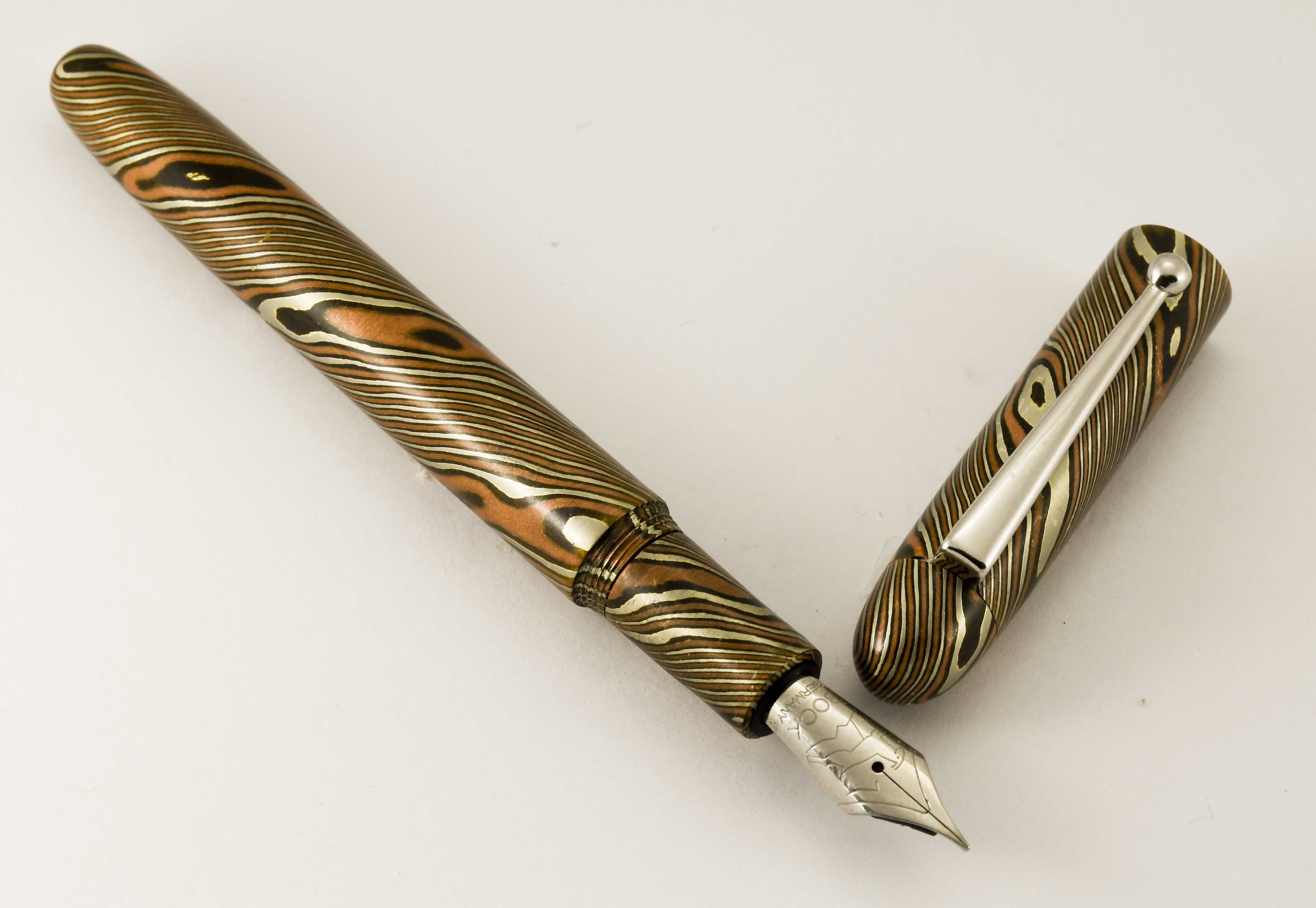 Custom Mokume Gane Classic Fountain Pen