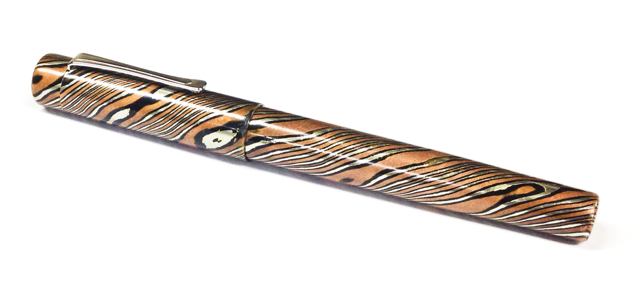 Custom Mokume Gane Fountain Pen