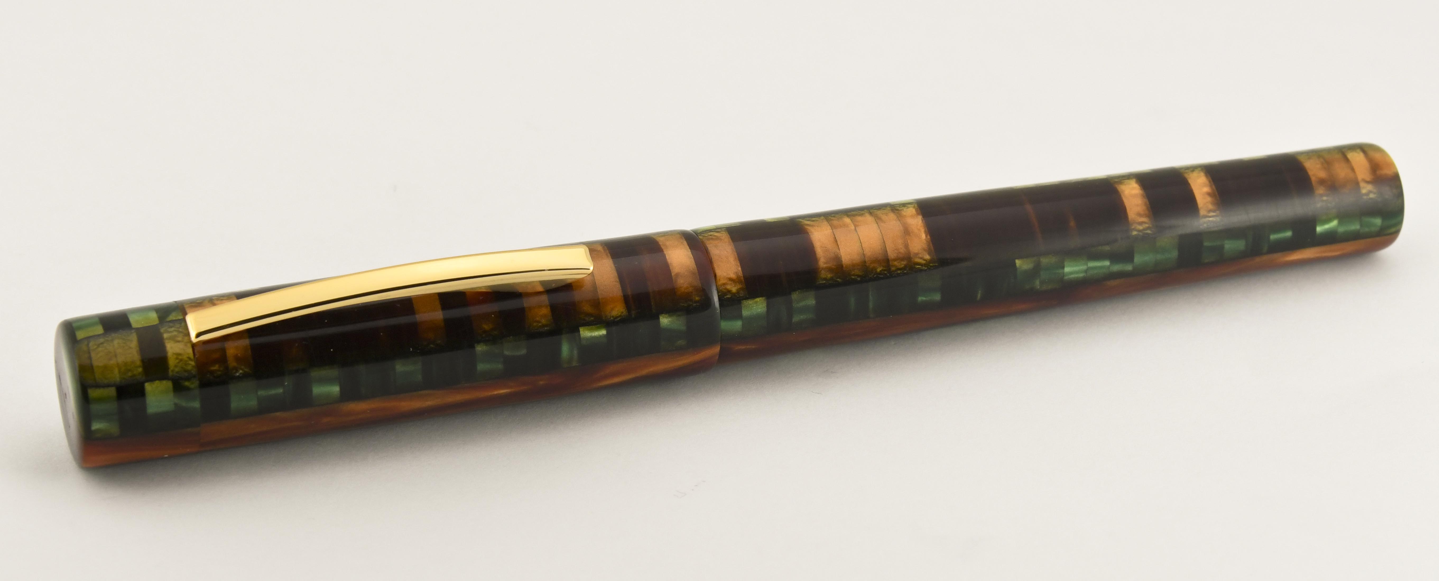 Custom Mosaic Forest Fountain Pen