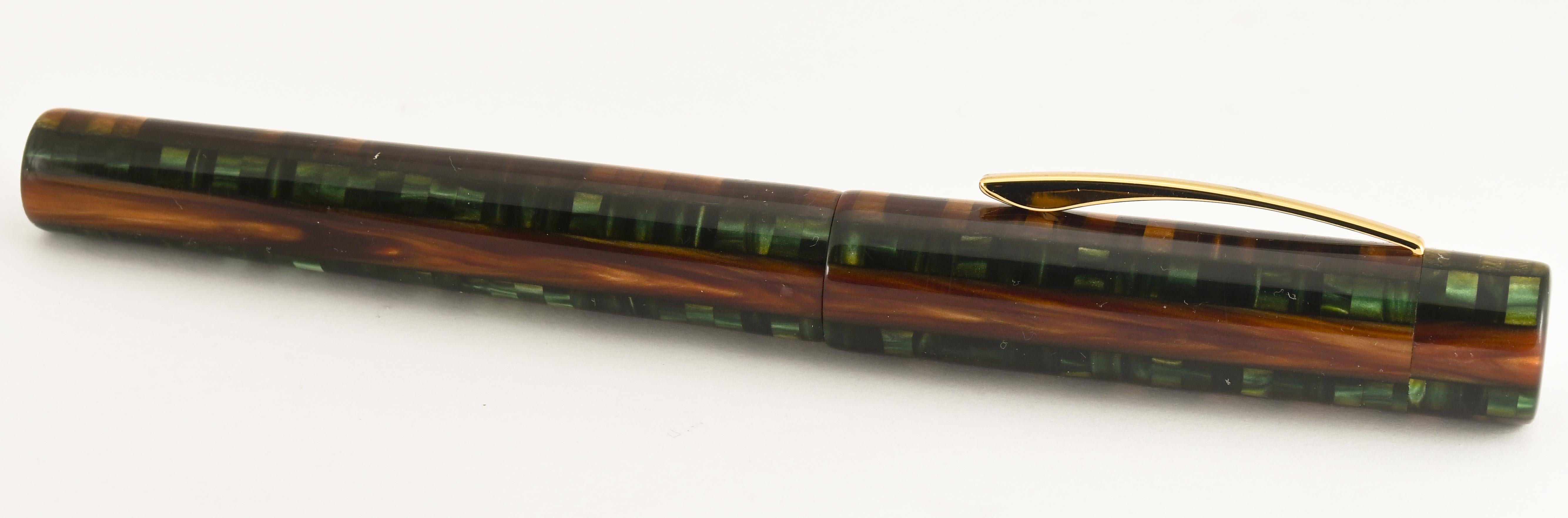 Custom Mosaic Forest Fountain Pen