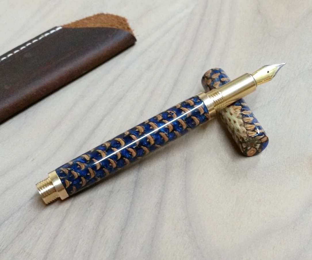 Custom Pinecone Fountain Pen