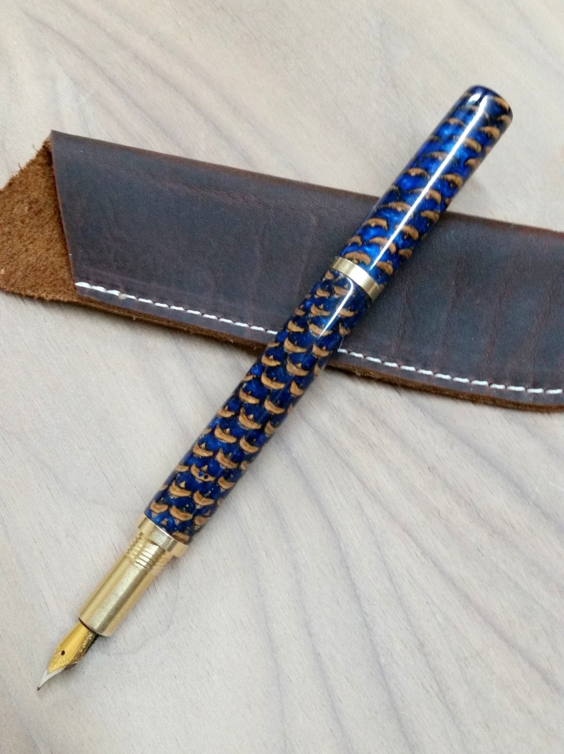 Custom Pinecone Fountain Pen