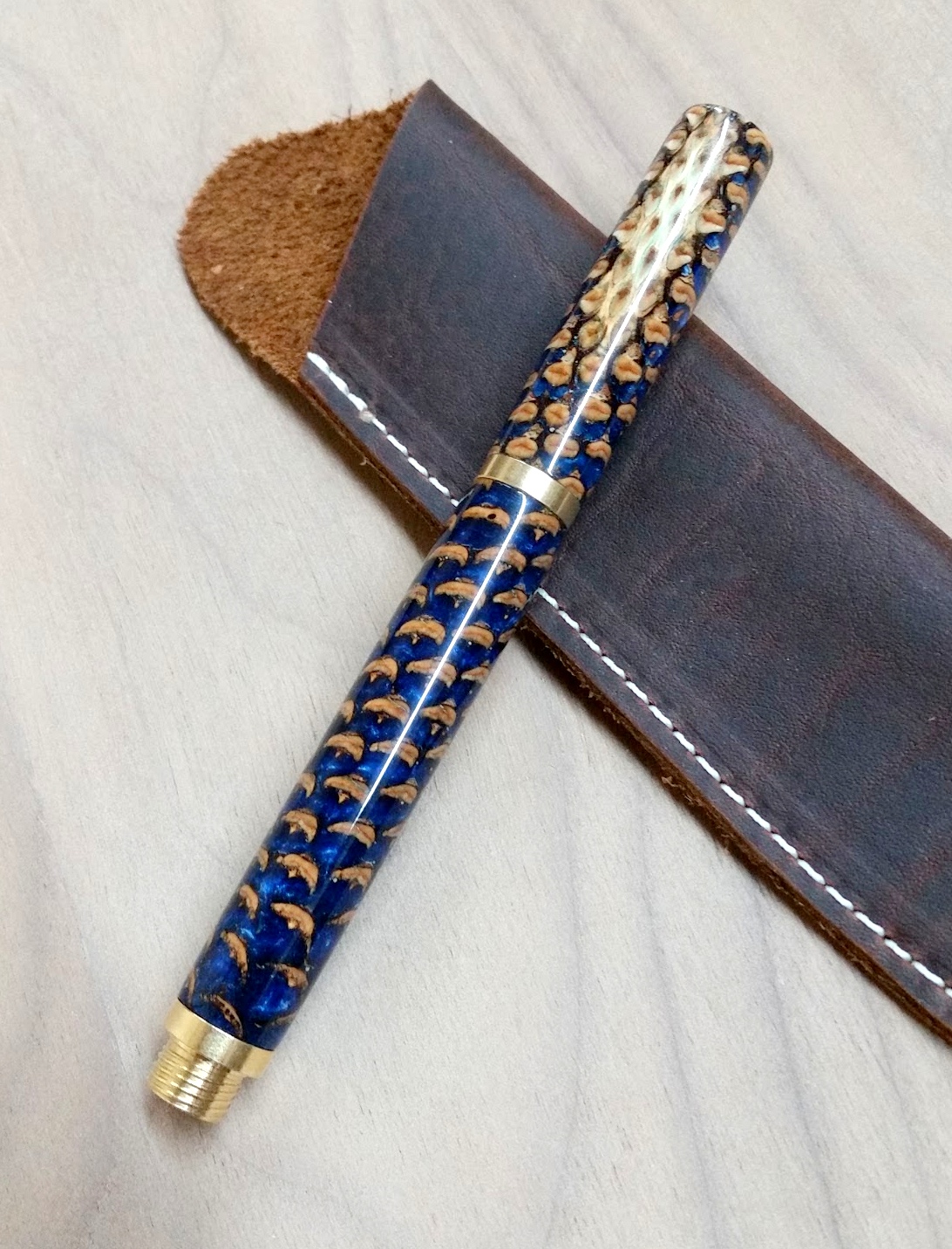 Custom Pinecone Fountain Pen