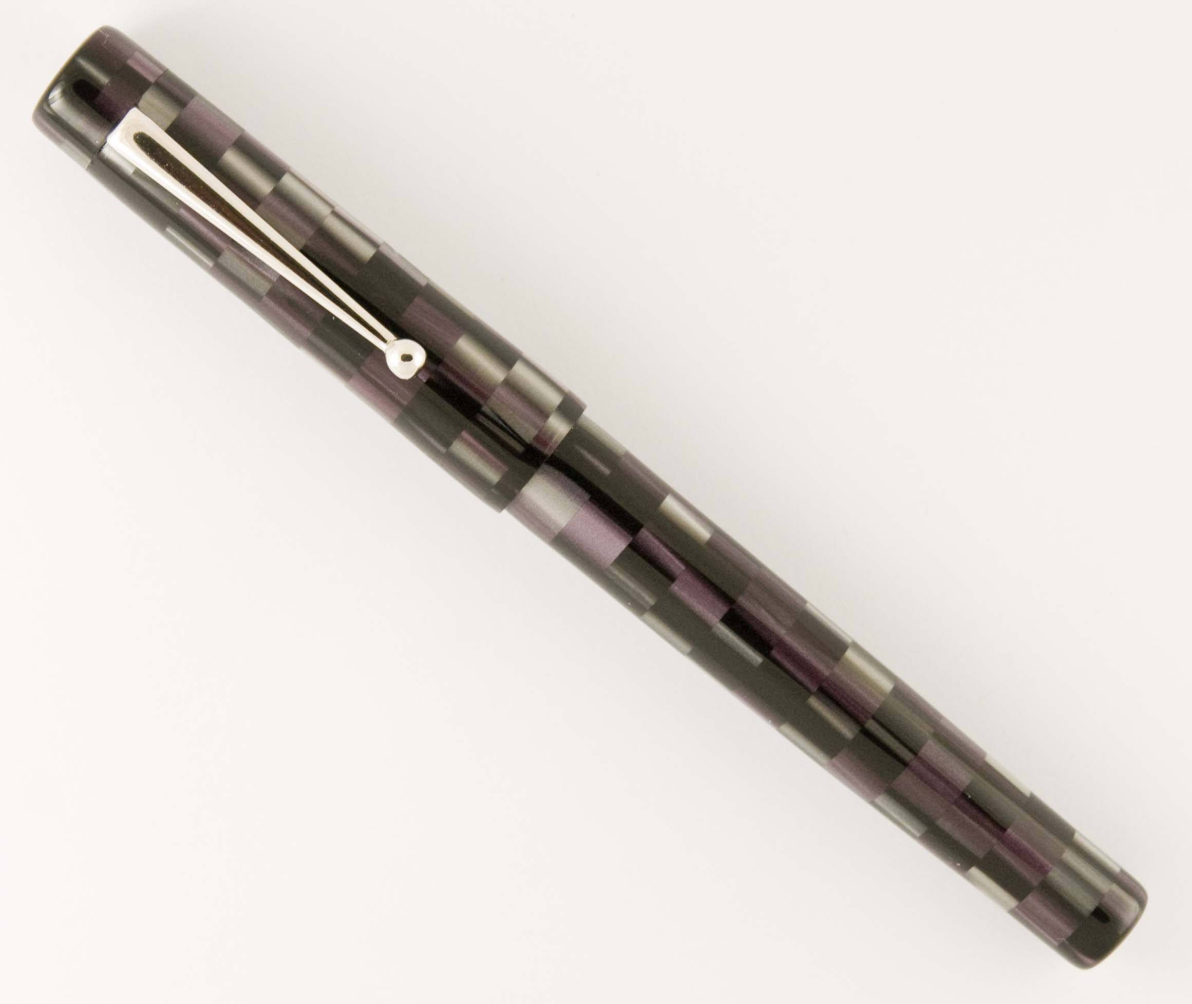 Custom Purple Mosaic Fountain Pen