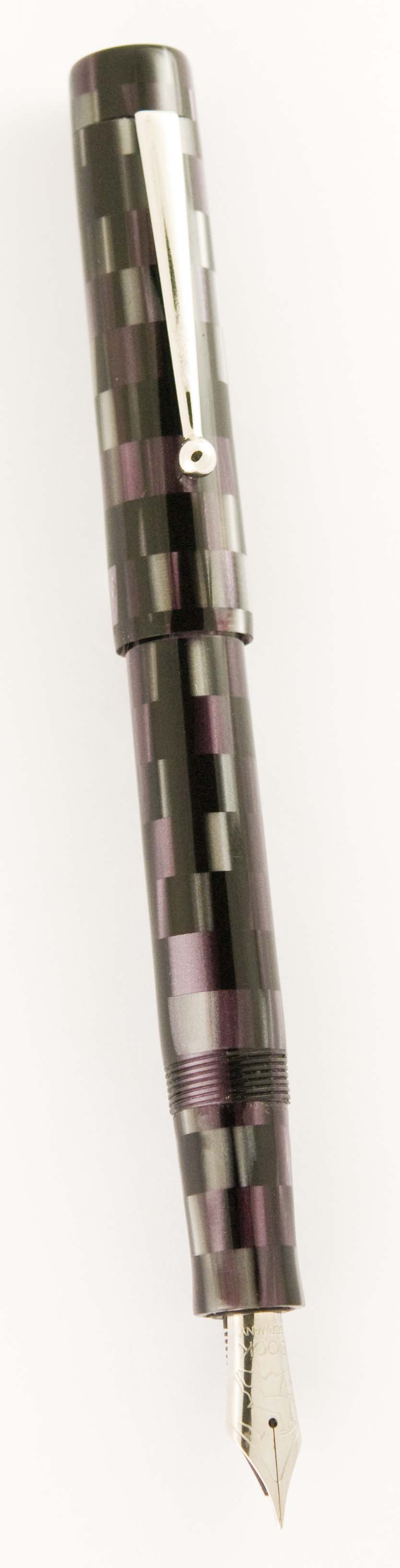 Custom Purple Mosaic Fountain Pen