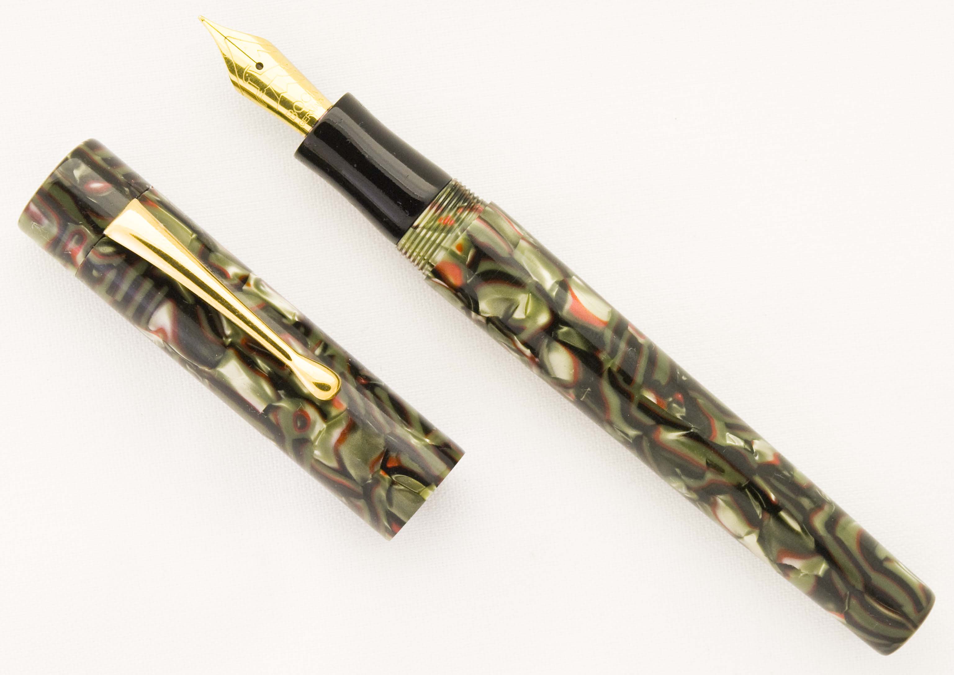 Custom Serpentine Cebloplast Fountain Pen