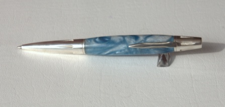 custom silver pen