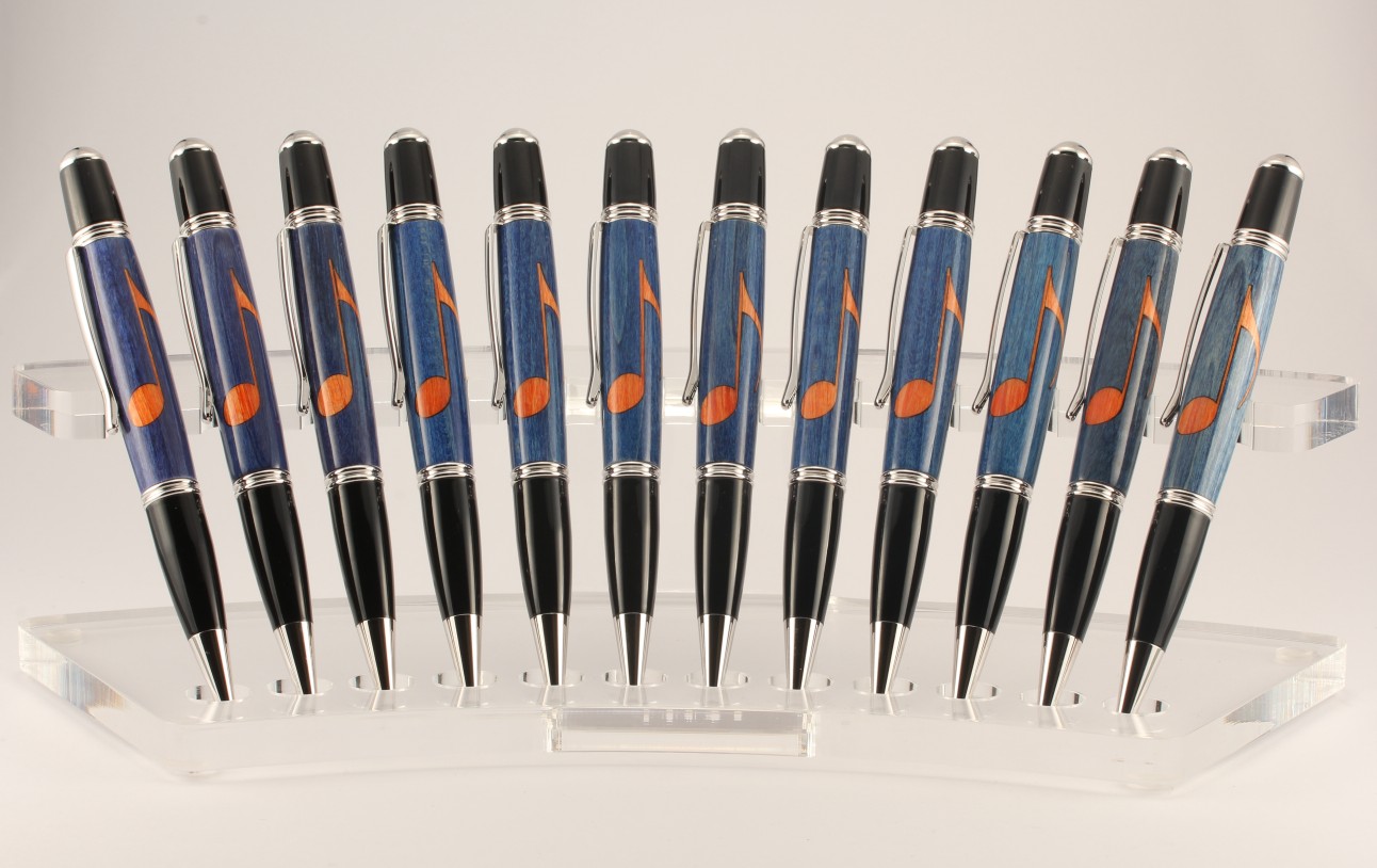 Custon musical notes inlay