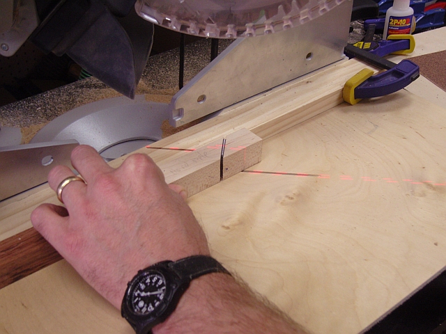 cutting the blank for a celtic knot