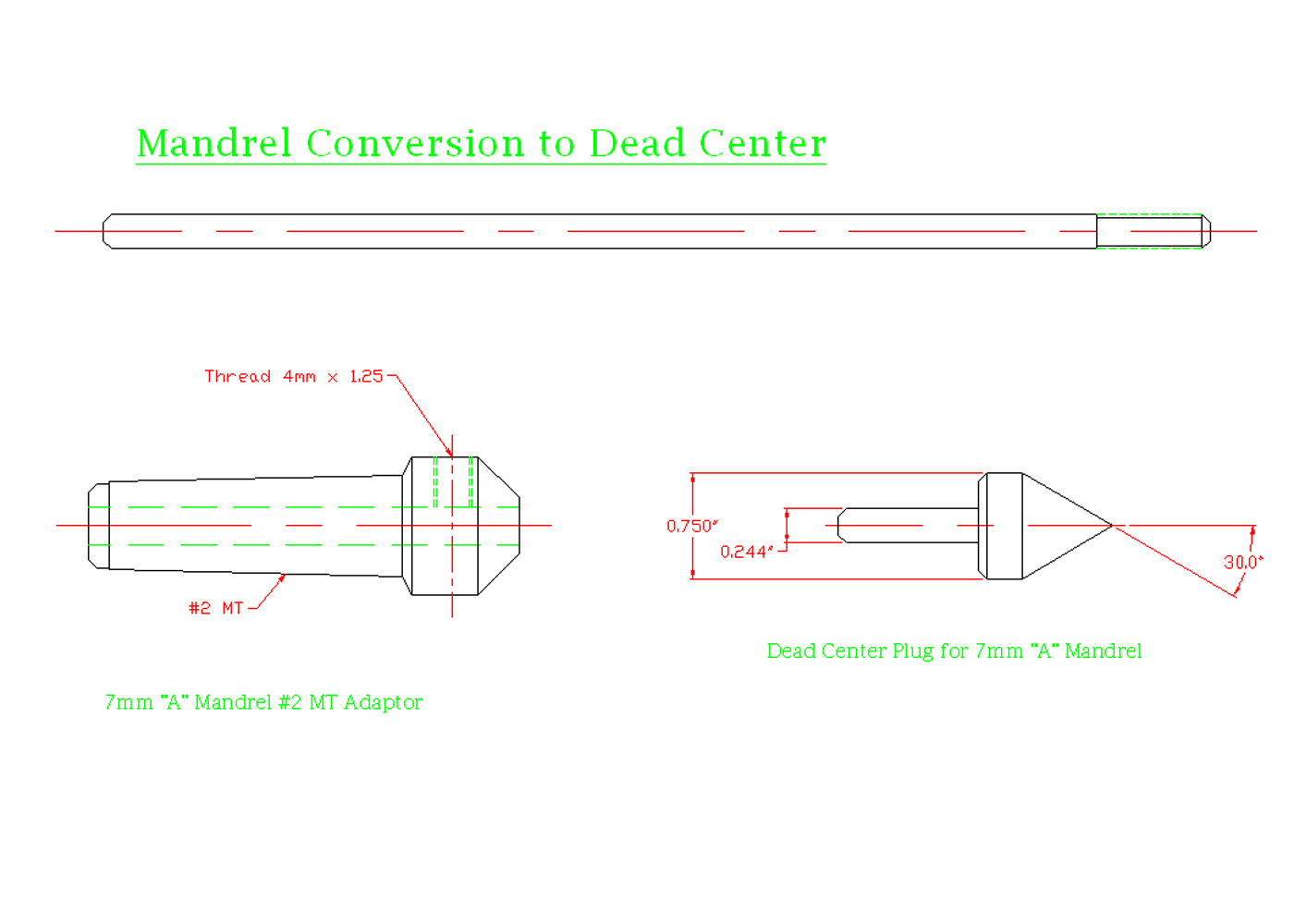 Dead Center Adaptor