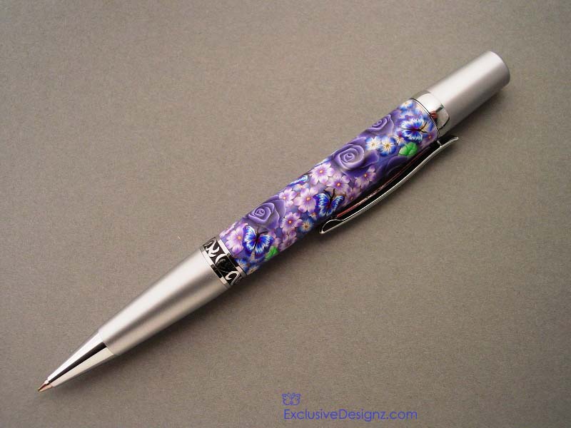 Deep Purple Millefiori Pen