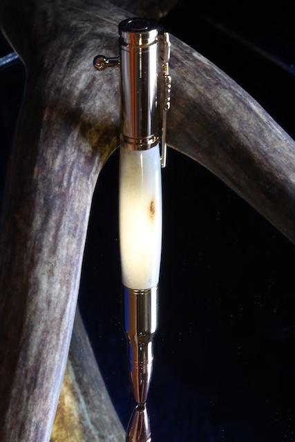 deer antler, bolt action pen