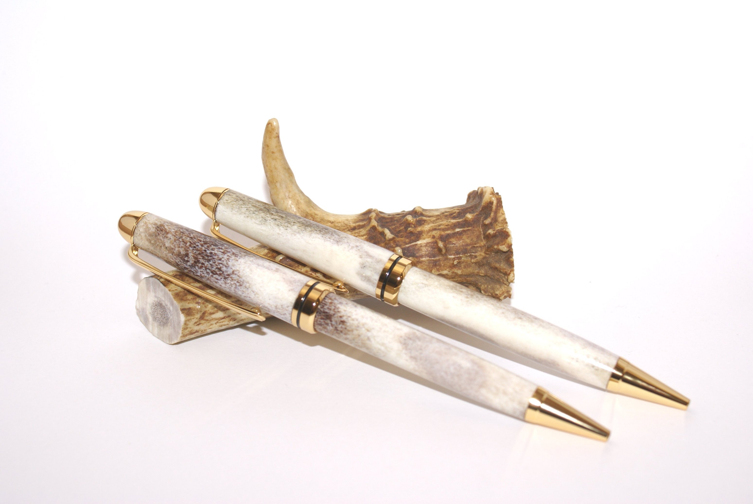 Deer Antler Pens ( I shot the deer in 1981 )