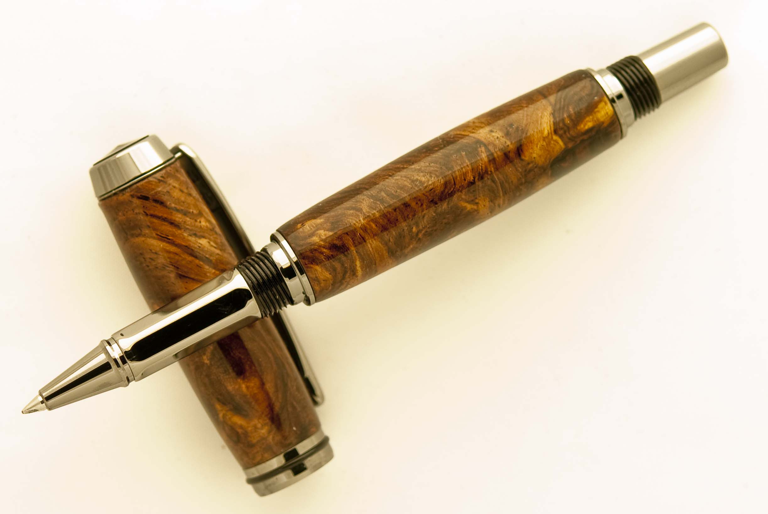 Desert Ironwood on Black Titanium Navigator