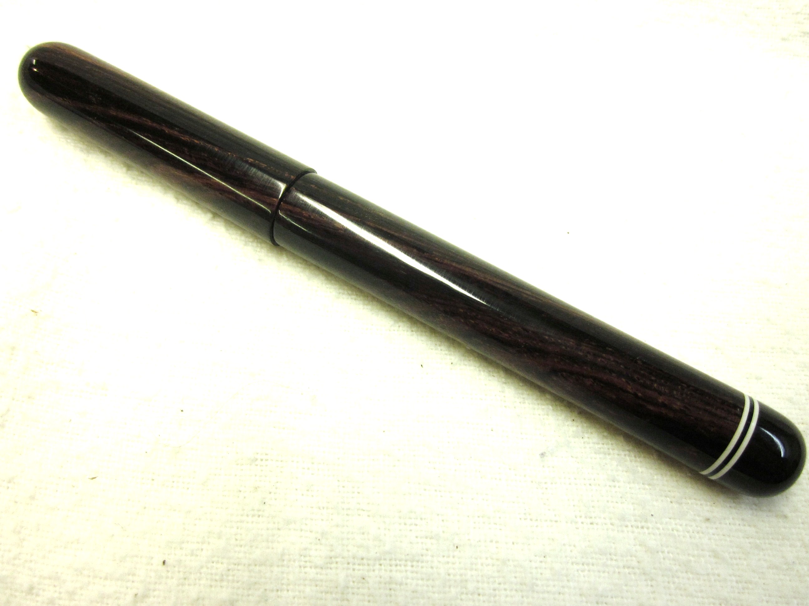 Double Closed-End Cocobolo with Gent Rollerball Point