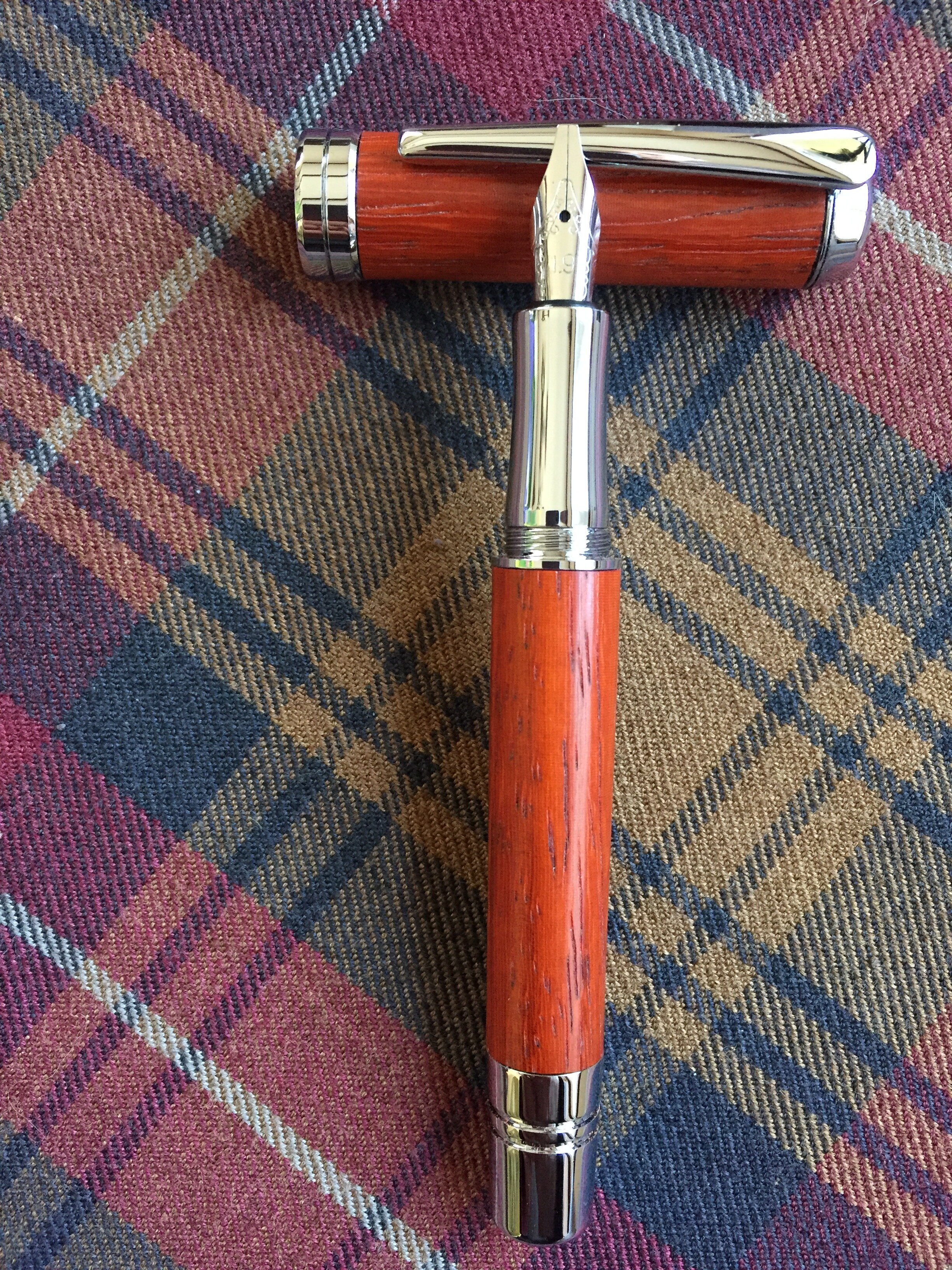 Eros calligraphy pen in padauk