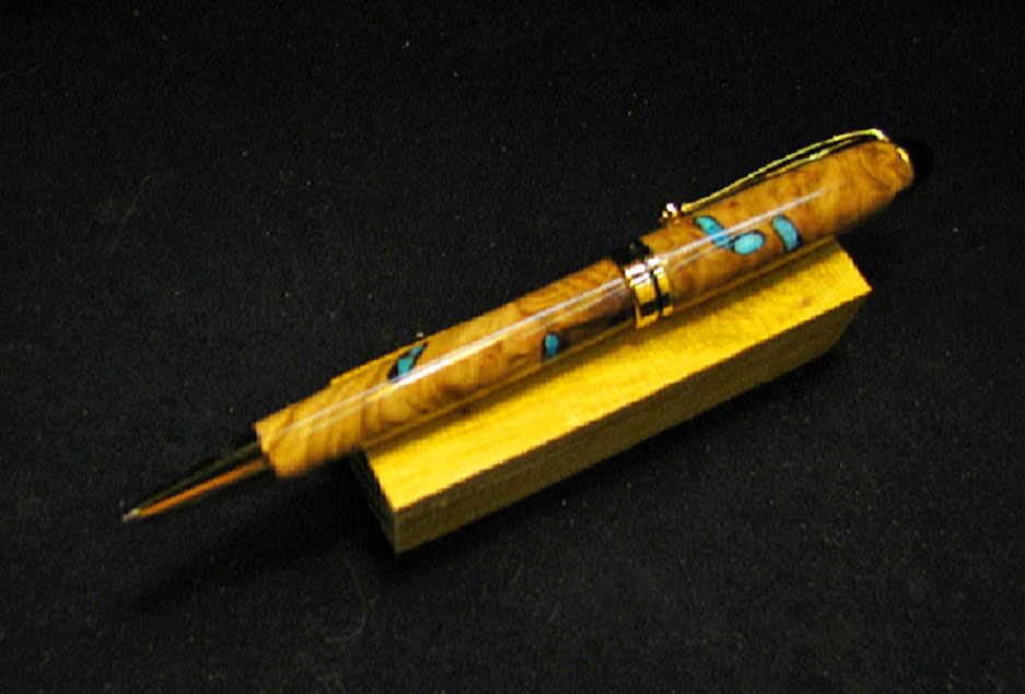 European Style made of BlackJack Oak Burl