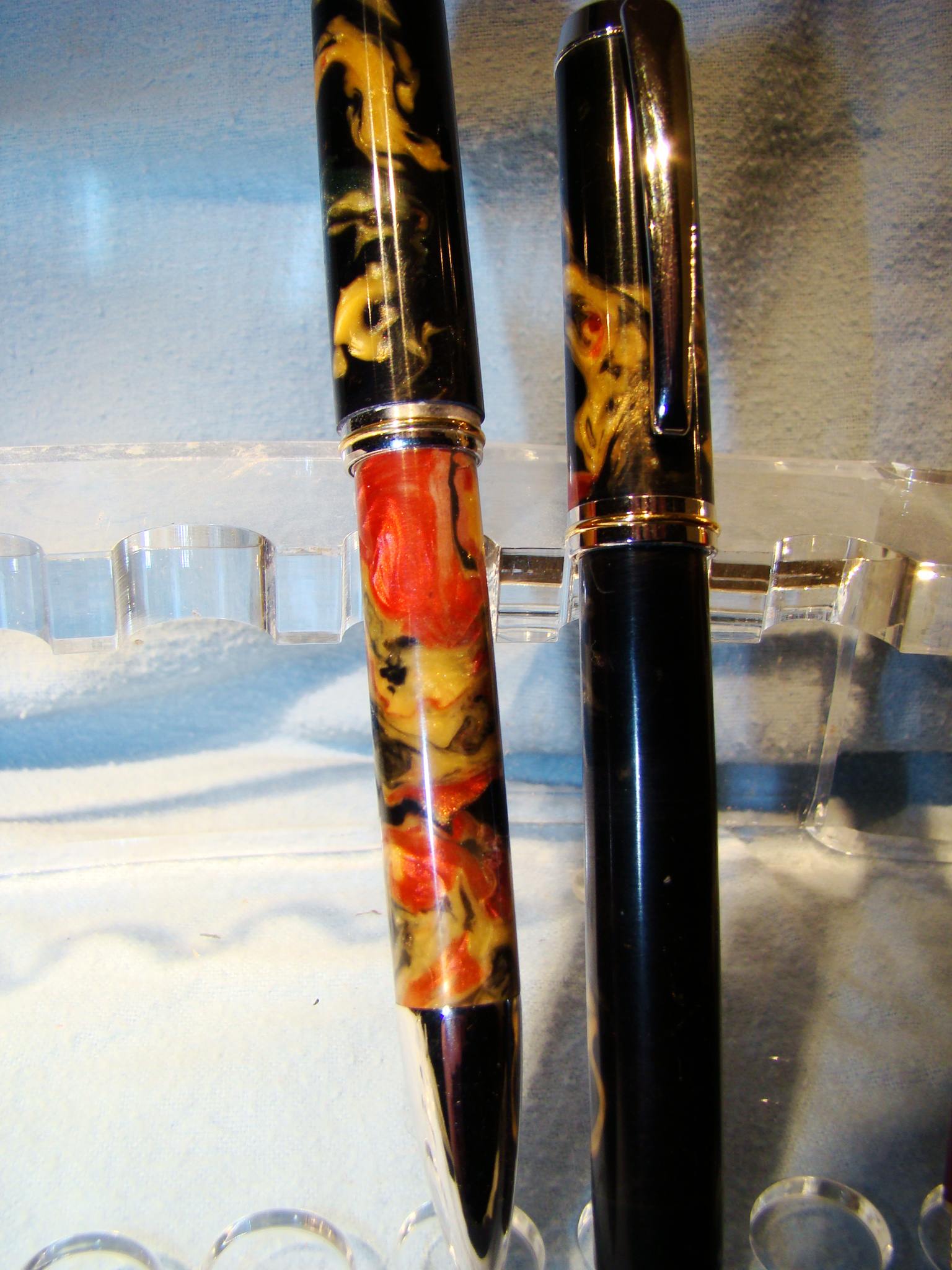 Finished pens