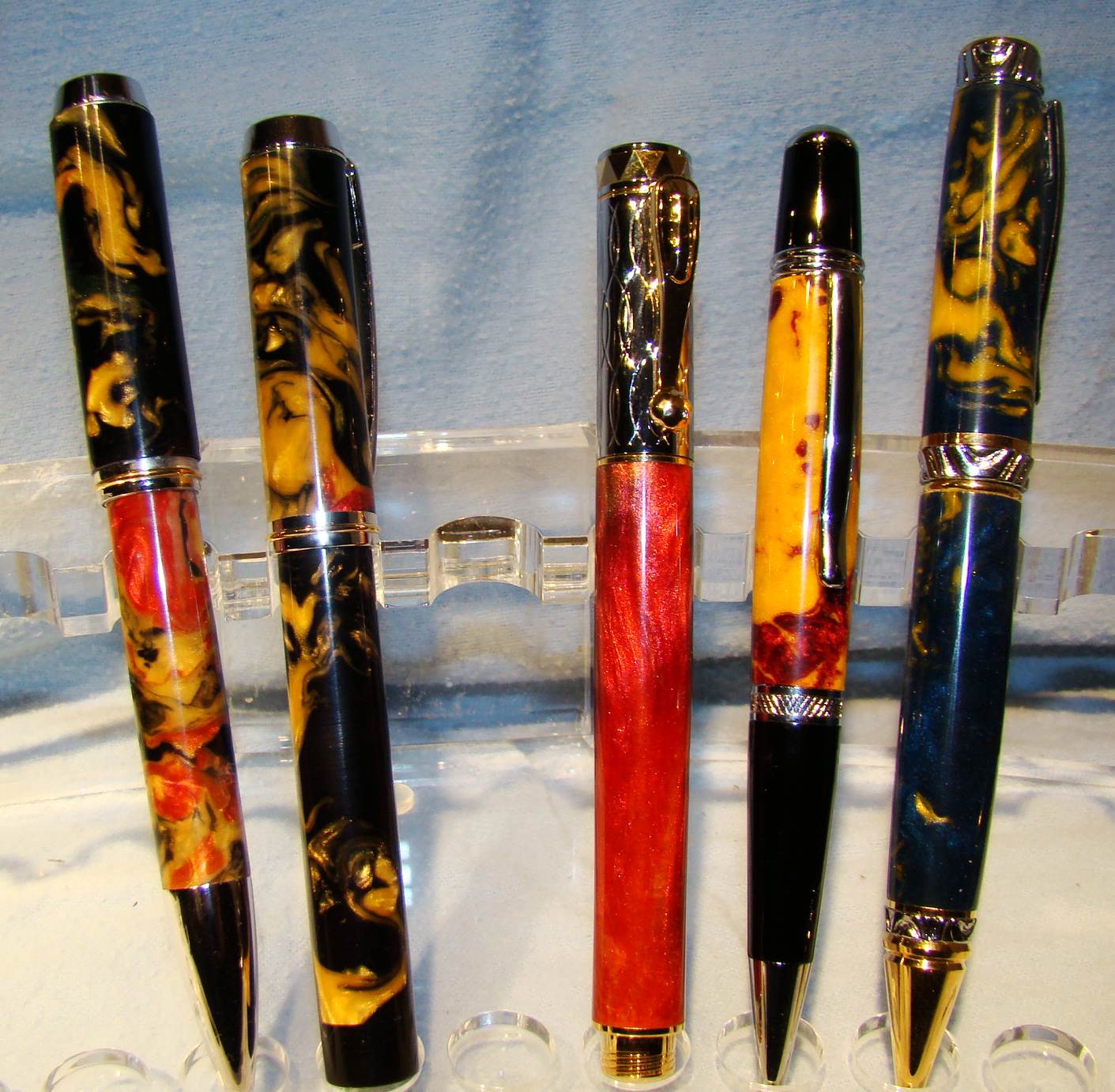 Finished pens