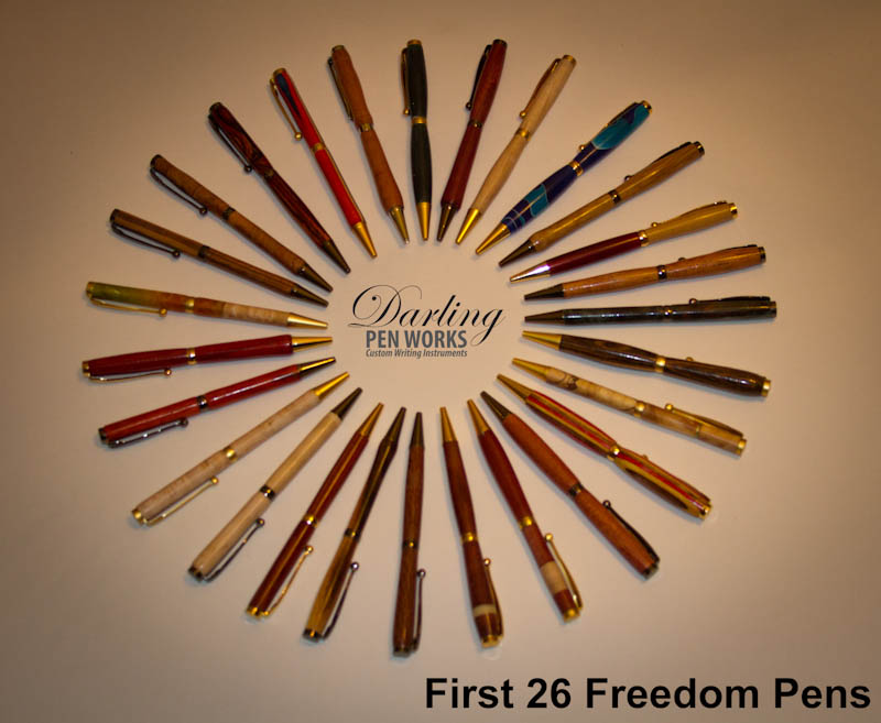 First 26 Freedom Pens