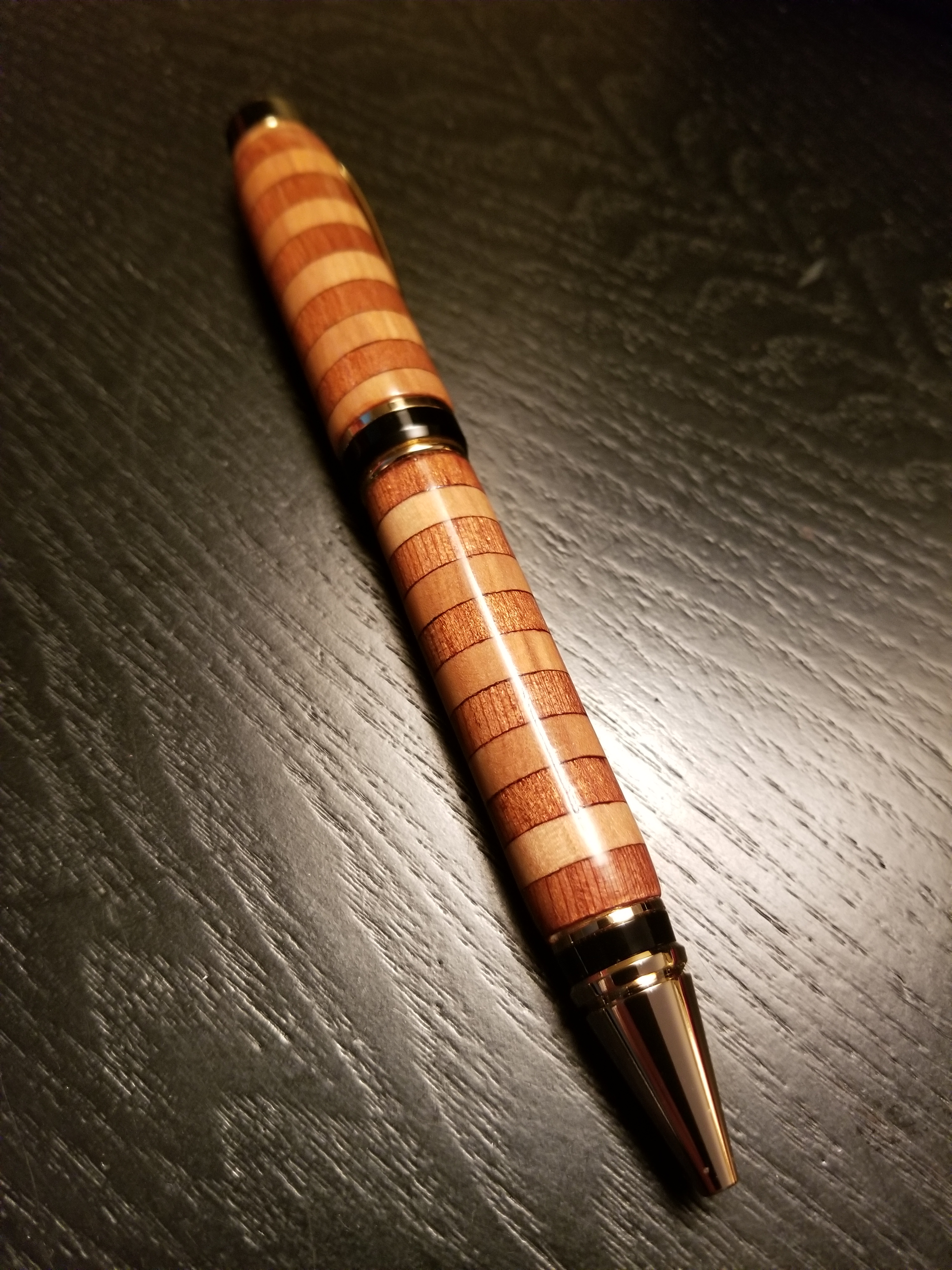 First segmented pen