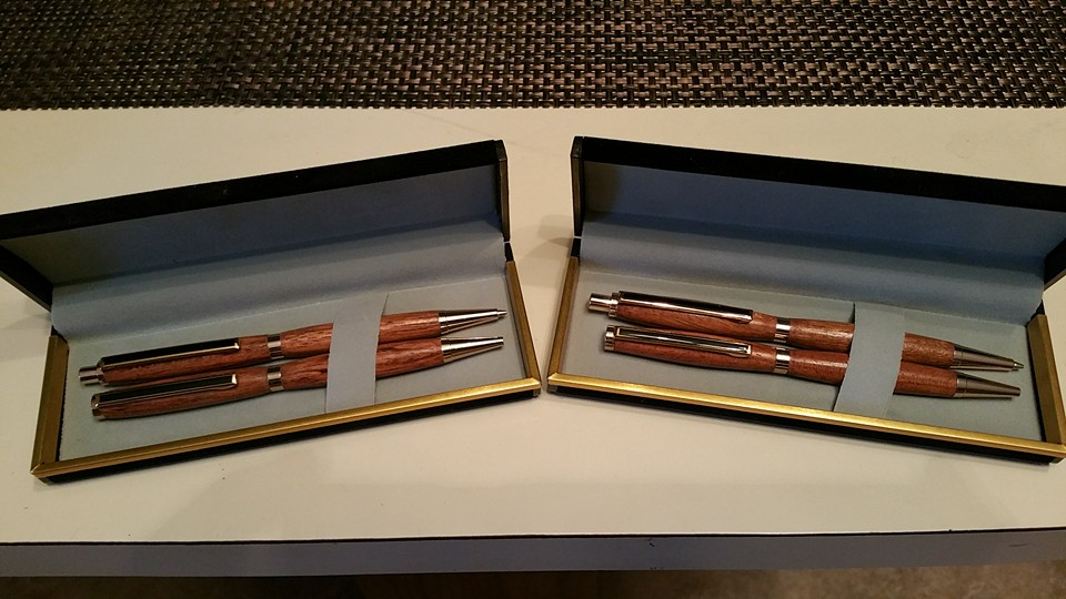 First two pen pencil sets