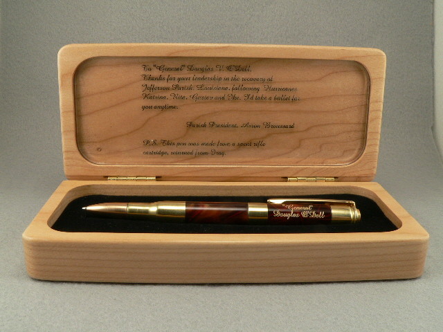 General O'Dell's Pen, Inside Box