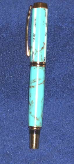 gent 2 white marble/ Turquiose