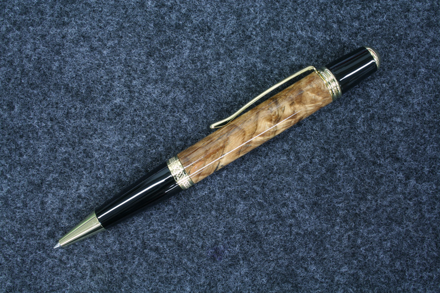 Gold Wall St II in Feathered Oak