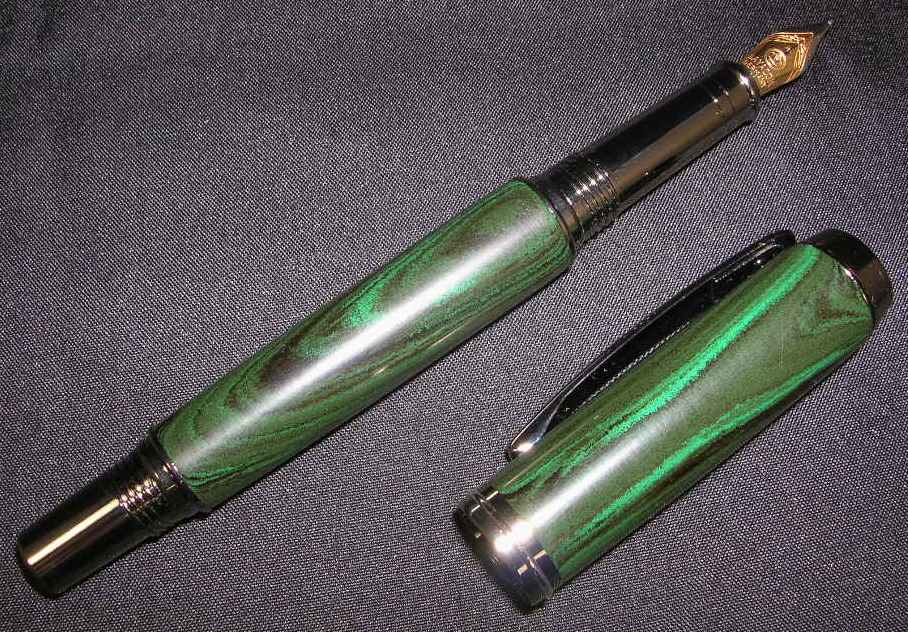 Green Ebonite Finished