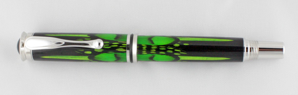 Green Feather Blank on a Jr Retro FP