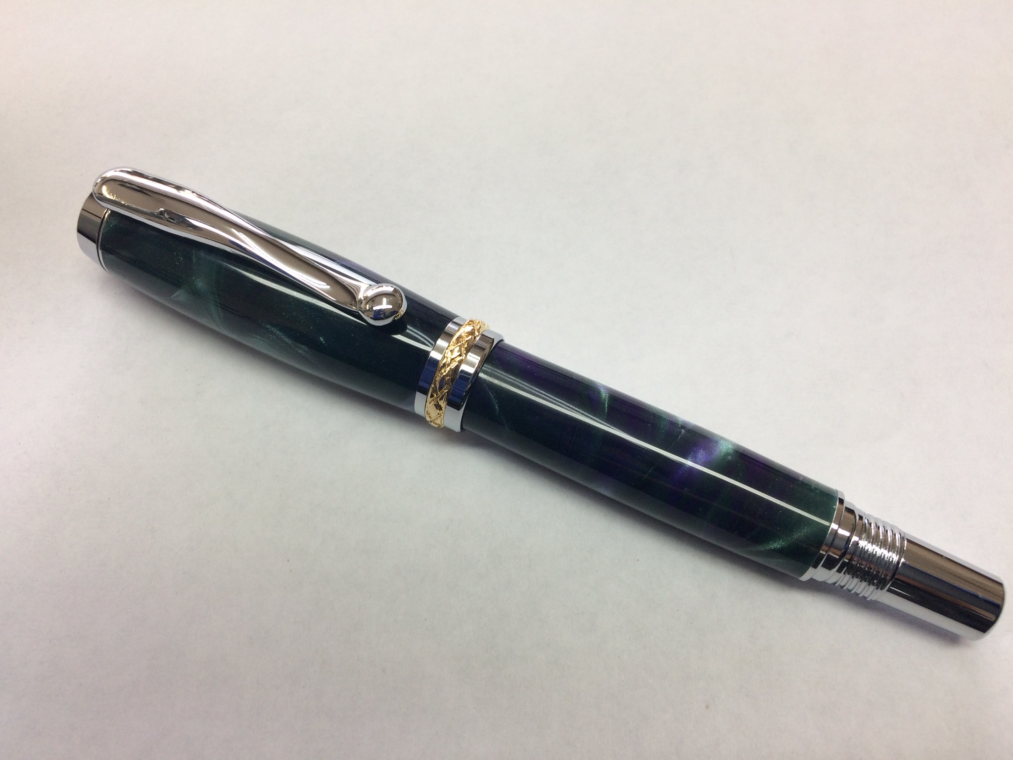 Green & Violet Triton Rollerball