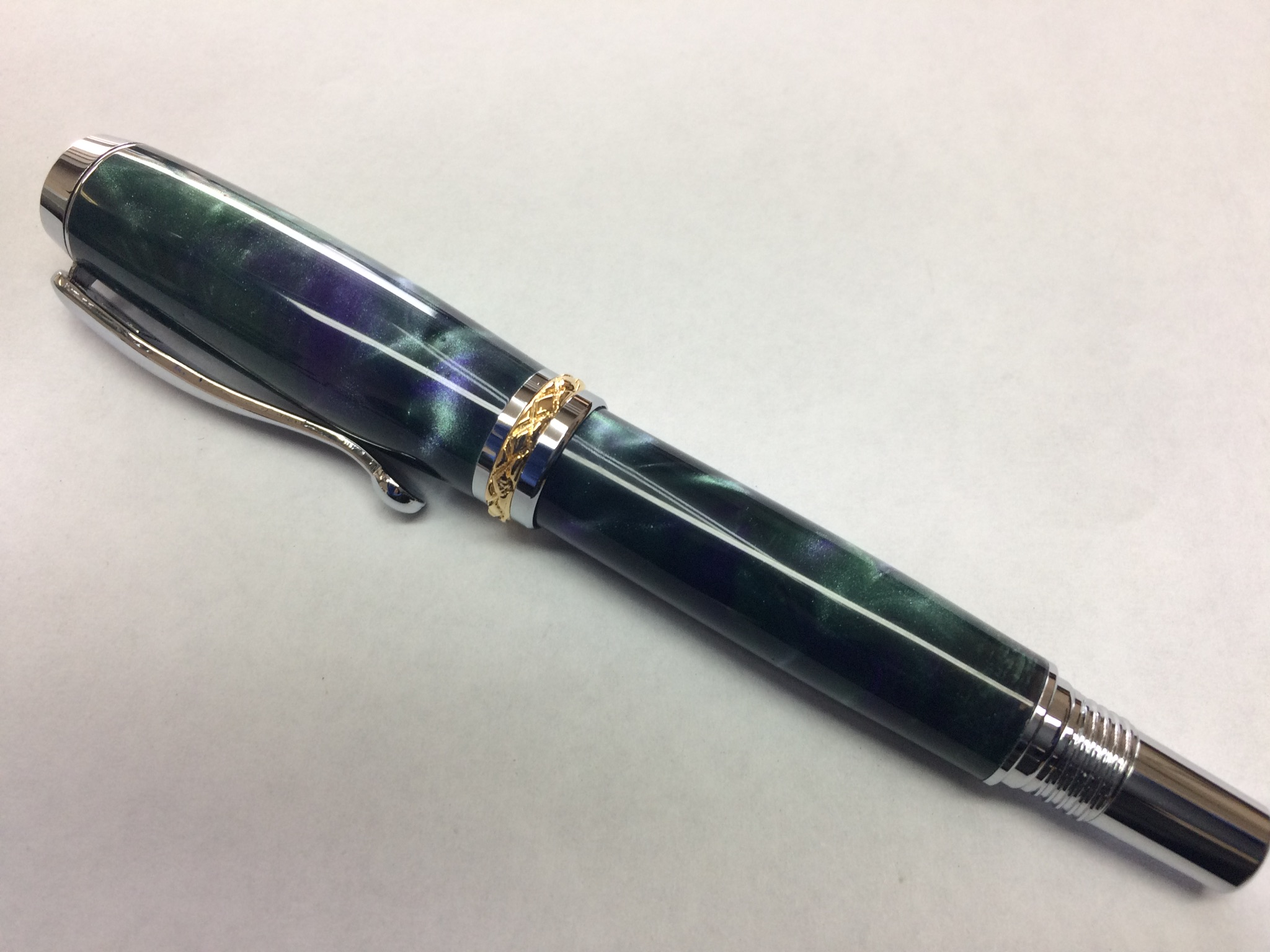 Green & Violet Triton Rollerball