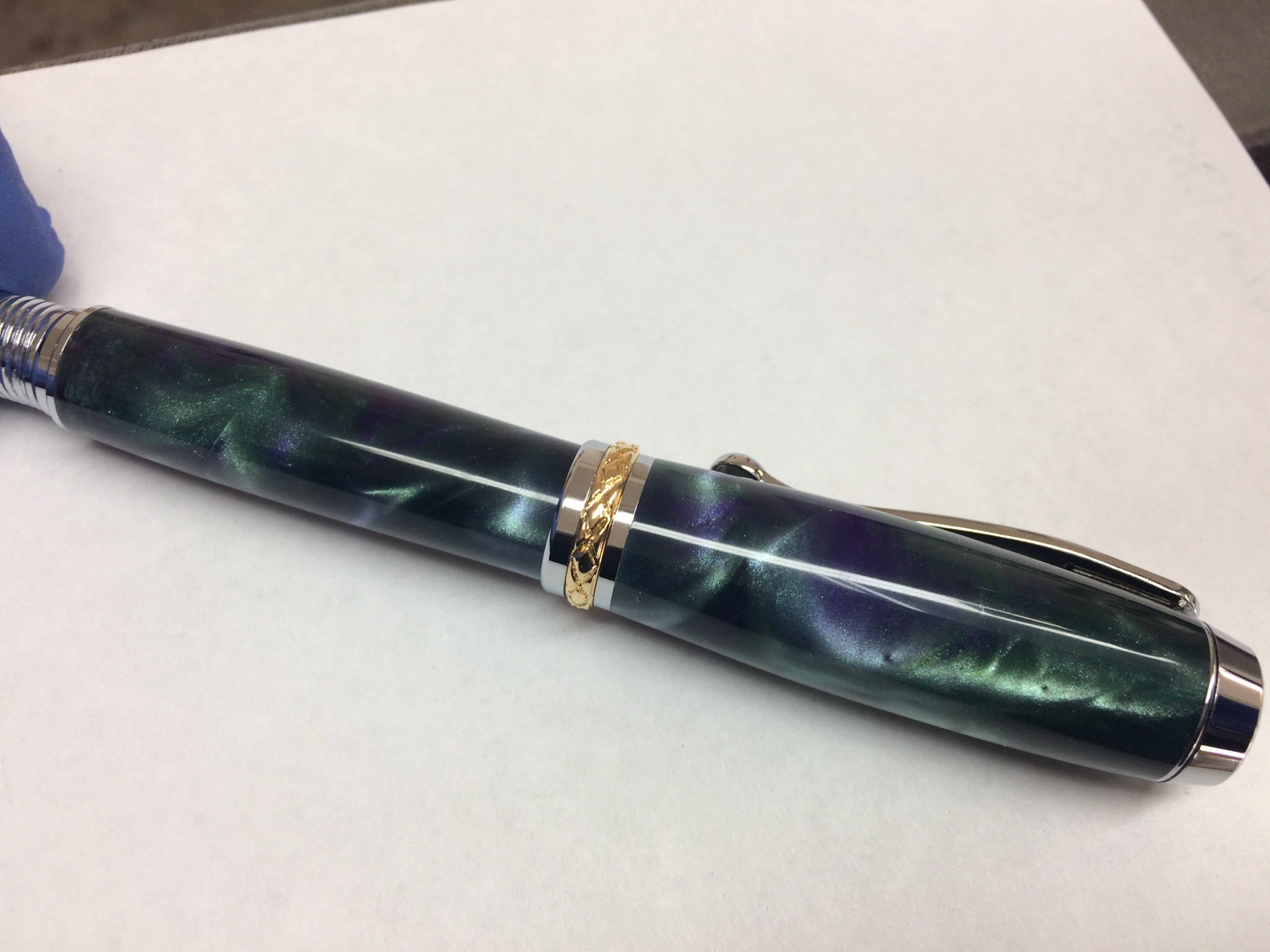 Green & Violet Triton Rollerball