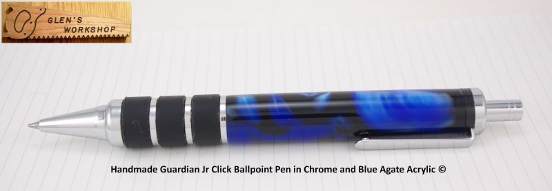 Guardian Jr In Blue Agate Acrylic