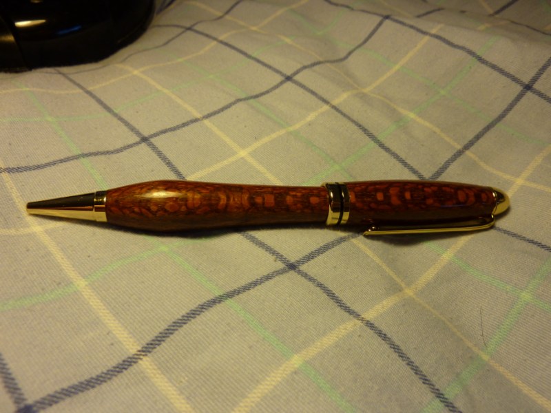 hdtran's Leopardwood pen (gift to Brent Nixon)