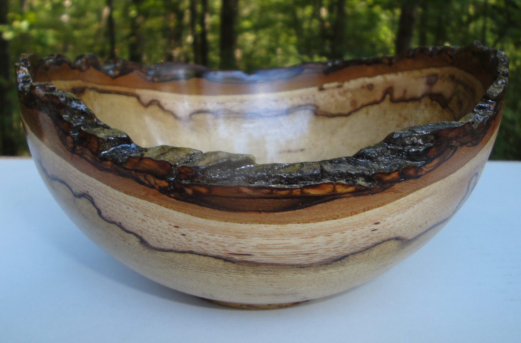 Hickory Natural Edge bowl