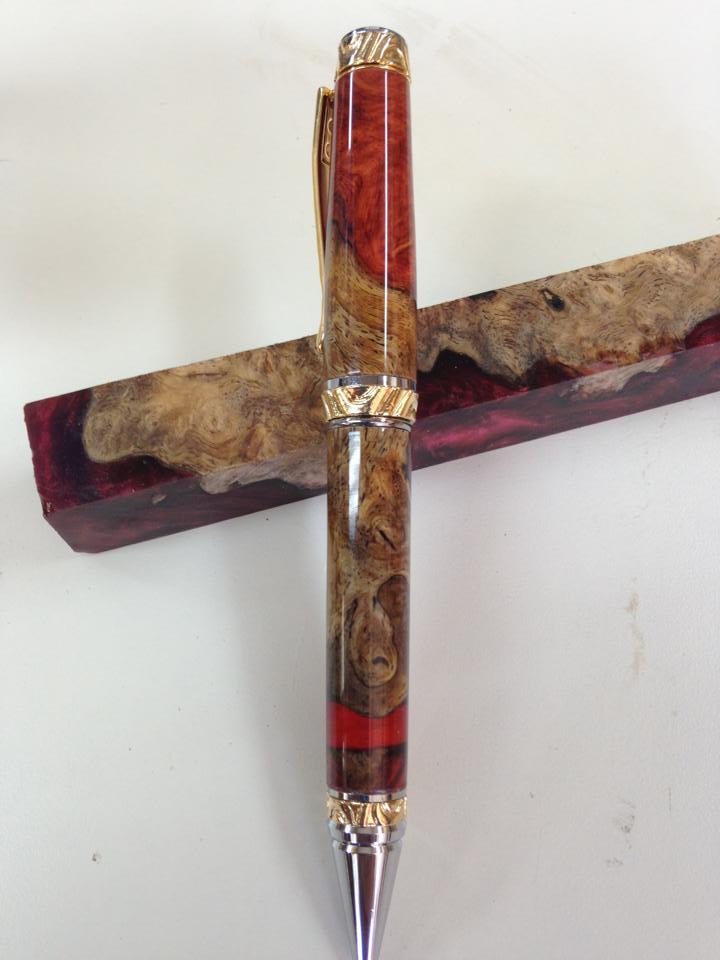 Homemade Red Melee Burl Ultra Cigar