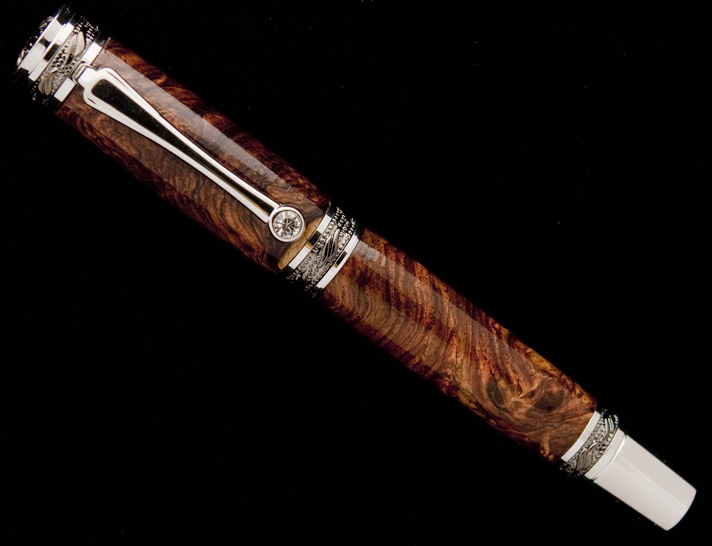 Honduran Rosewood Burl Majestic Rollerball