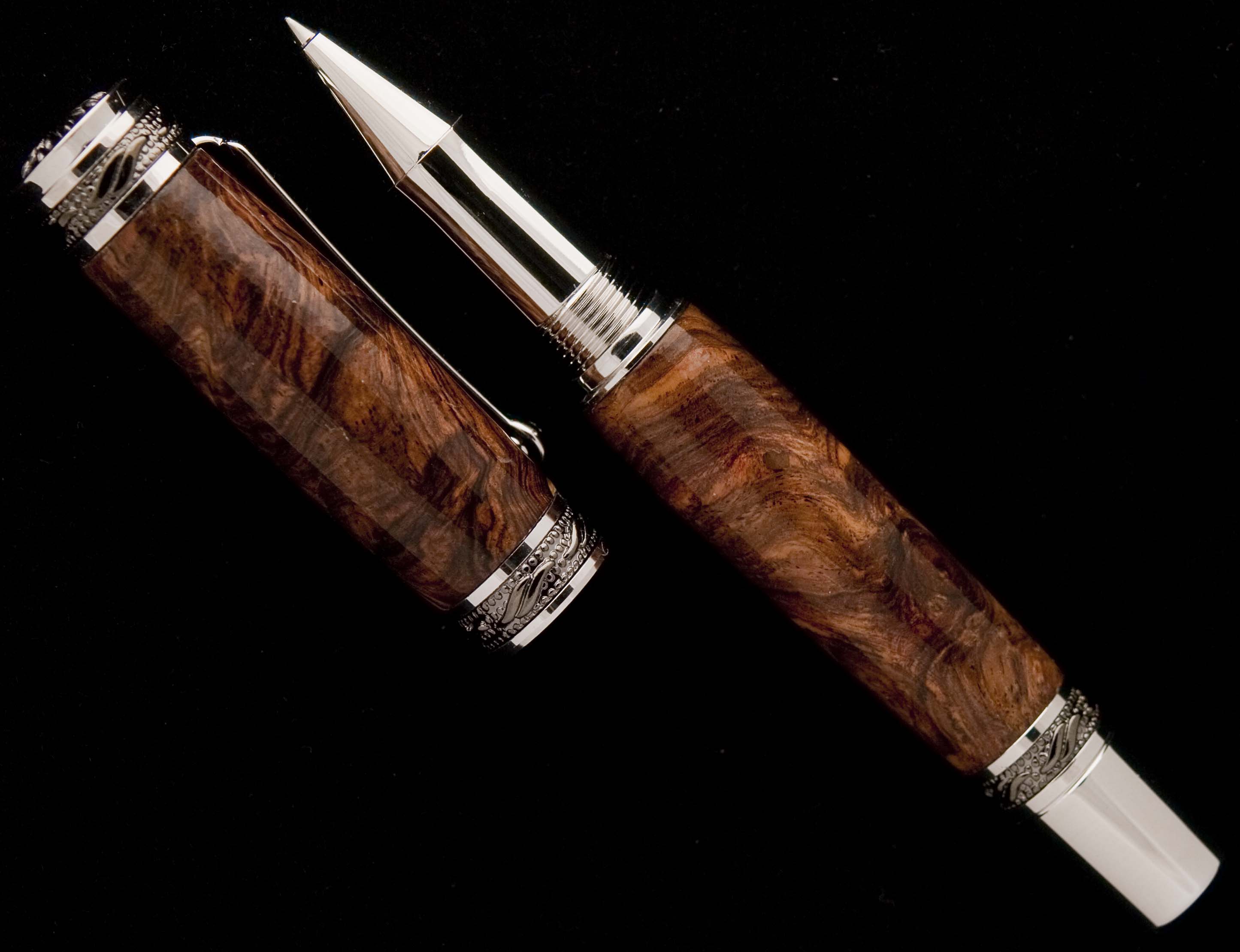 Honduran Rosewood Burl Majestic Rollerball