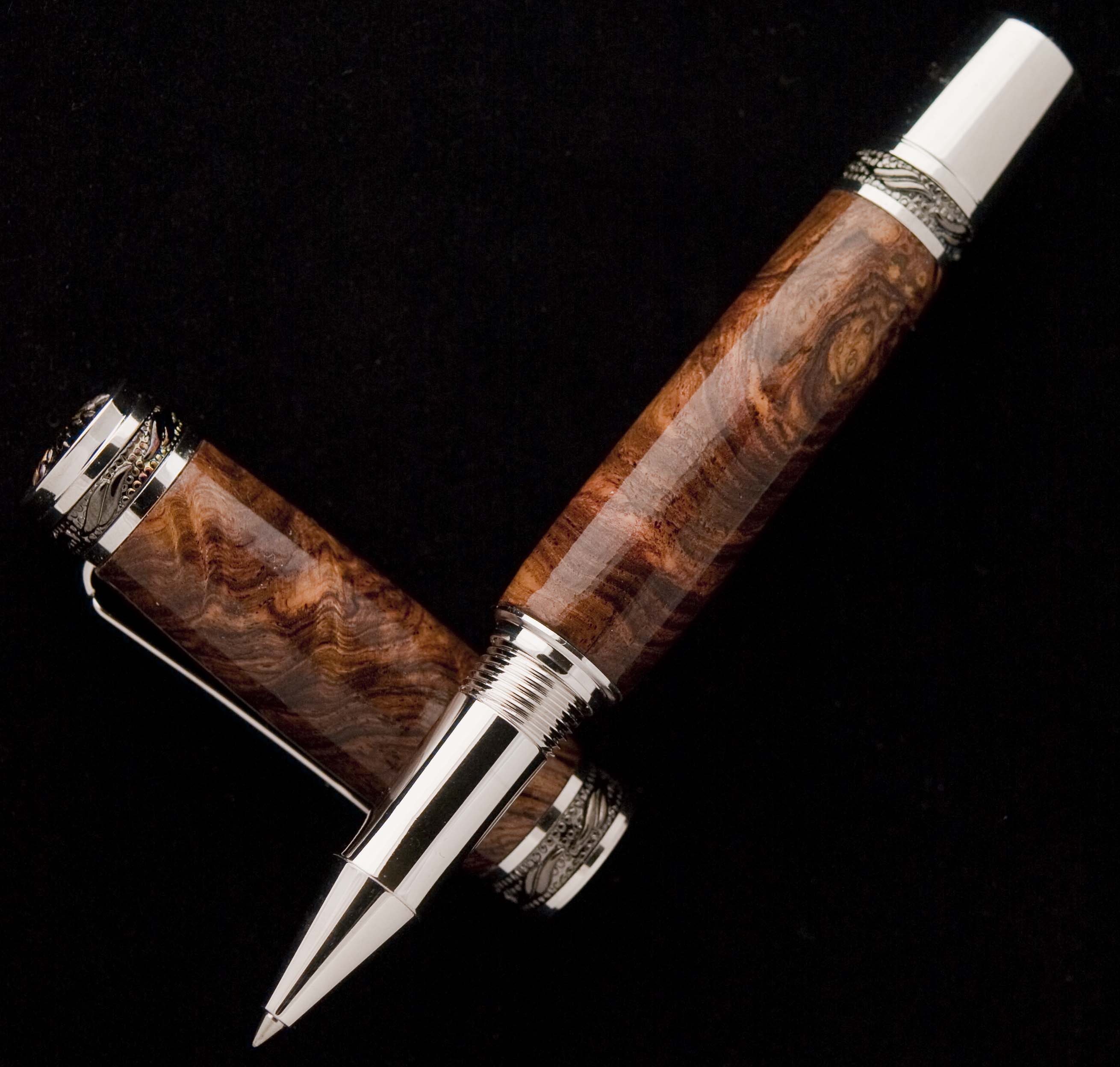 Honduran Rosewood Burl Majestic Rollerball