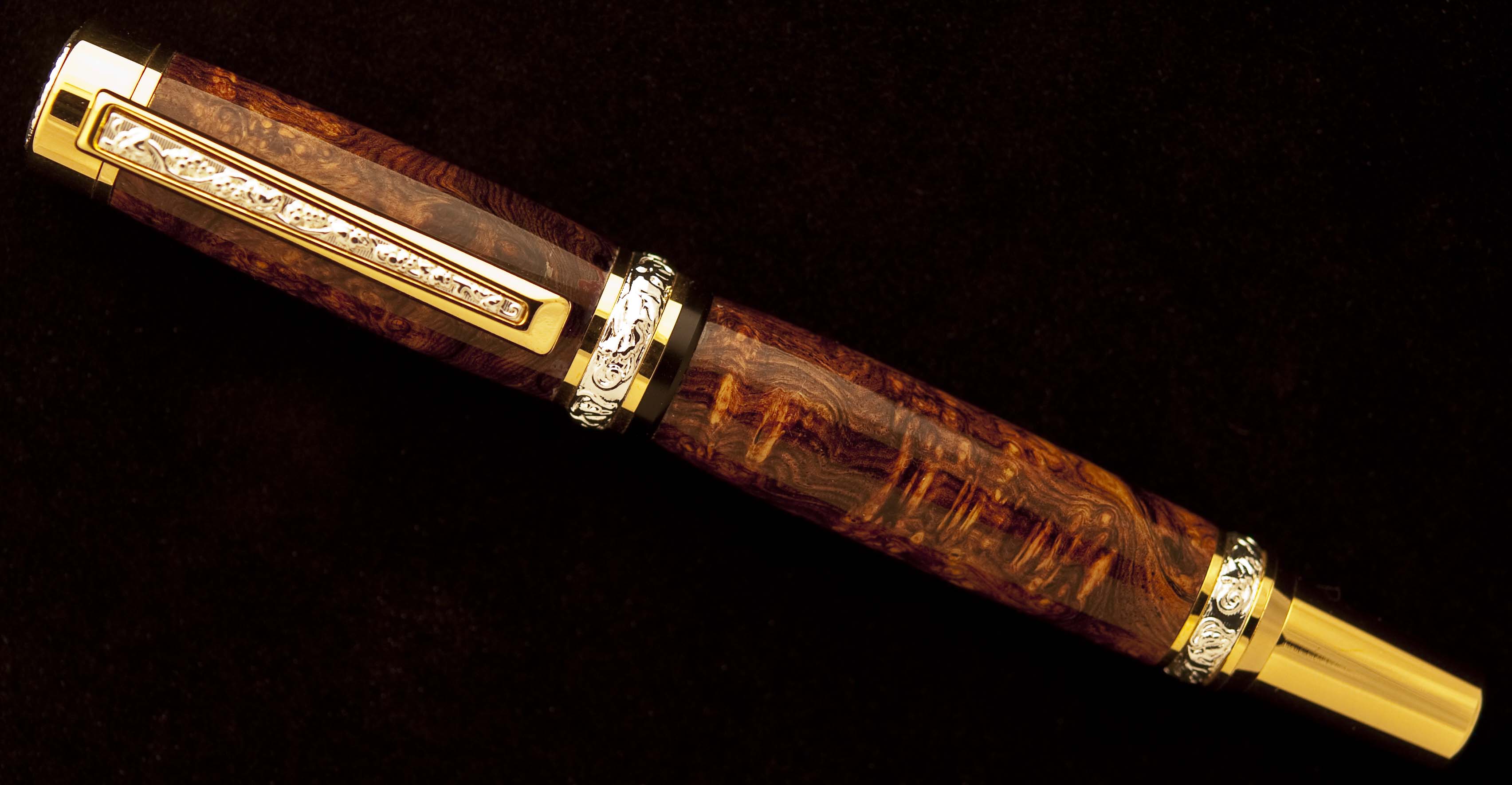 Honduran Rosewood Burl on Cambridge